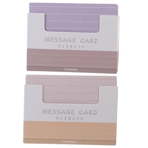 BATHVEVE 300 Stück Kleine Linierte Indexkarten in Pastellfarben Blanko Flashcards für Notizen und DIY Je in Apricot und Flieder Vielseitig für Schule Büro und Kreative Nutzung von BATHVEVE