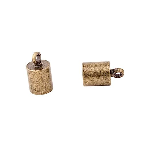 BATHVEVE 300Stücke Messing Lederenden Kappen für Schmuckherstellung Runder Kappen Zubehör für Armbänder Halsketten und Quasten Kompatibel mit Leder und Synthetik DIY Bastelbedarf BATHVEVE 300Stücke Messing Lederenden Kappen für Schmuckherstellung Runder Kappen Zubehör für Armbänder Halsketten und Quasten Kompatibel mit Leder und Synthetik DIY Bastelbedarf von BATHVEVE