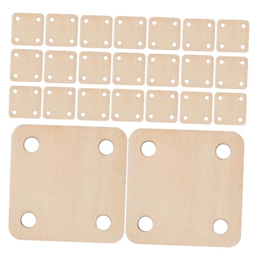 BATHVEVE 36 Stück Quadratische Webstuhlkarten Aus Holz Mit 4 Löchern, Blankes Webbrett Für Tablet-weben, Für Diy-handarbeiten, Heimdekoration Und Kreatives Heimwerken BATHVEVE 36 Stück Quadratische Webstuhlkarten Aus Holz Mit 4 Löchern, Blankes Webbrett Für Tablet-weben, Für Diy-handarbeiten, Heimdekoration Und Kreatives Heimwerken von BATHVEVE