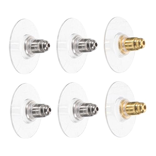 BATHVEVE 3Paare Ohrring Verschlüsse Ohrstecker Zubehör Sicherer und Leichter Ohrringstopper für Creolen Hakenohrringe und Baumelnde Ohrringe Langlebig und Bruchfest BATHVEVE 3Paare Ohrring Verschlüsse Ohrstecker Zubehör Sicherer und Leichter Ohrringstopper für Creolen Hakenohrringe und Baumelnde Ohrringe Langlebig und Bruchfest von BATHVEVE