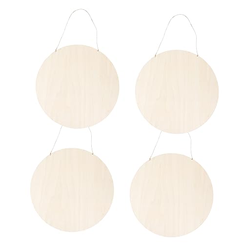 BATHVEVE 4 Satz DIY Holzschild Unvollendete Runde Holzplatten für Bastelprojekte für Kunstunterricht Graffiti und Kreative Dekoration BATHVEVE 4 Satz DIY Holzschild Unvollendete Runde Holzplatten für Bastelprojekte für Kunstunterricht Graffiti und Kreative Dekoration von BATHVEVE