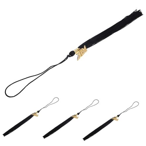 BATHVEVE 4 Stück Abschlussmützen Quasten mit Anhängern für Graduierungszeremonie Dekorative Accessoires für Abschlussfeiern Langlebig und Leicht für Unvergessliche Fotos BATHVEVE 4 Stück Abschlussmützen Quasten mit Anhängern für Graduierungszeremonie Dekorative Accessoires für Abschlussfeiern Langlebig und Leicht für Unvergessliche Fotos von BATHVEVE
