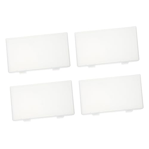 BATHVEVE 4 Stück Kunststoff Aufbewahrungsboxen für Postkarten und Elektronische Komponenten Transparente PP Behälter zur Organisation für Schmuck und Haushaltsbedarf BATHVEVE 4 Stück Kunststoff Aufbewahrungsboxen für Postkarten und Elektronische Komponenten Transparente PP Behälter zur Organisation für Schmuck und Haushaltsbedarf von BATHVEVE