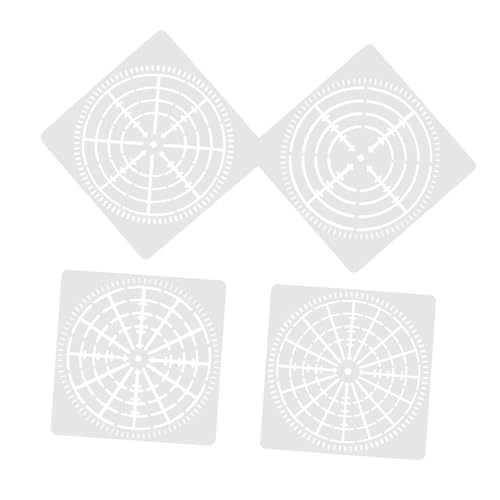 BATHVEVE 4 Stück Mandala Schablonen Wiederverwendbare DIY Schablonen für Wandgestaltung und Dekoration für Kreative Malprojekte und Beeindruckende Muster BATHVEVE 4 Stück Mandala Schablonen Wiederverwendbare DIY Schablonen für Wandgestaltung und Dekoration für Kreative Malprojekte und Beeindruckende Muster von BATHVEVE