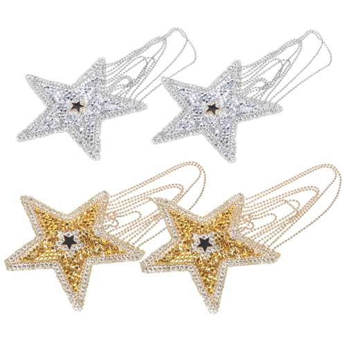 BATHVEVE 4 Stück Teiliges Kleine Bügelflicken mit Strass sternen Dekorative Stoffpatches zum Aufbügeln für Kleidung Taschen Hüte DIY Kleidung Reparatur und Verzierung BATHVEVE 4 Stück Teiliges Kleine Bügelflicken mit Strass sternen Dekorative Stoffpatches zum Aufbügeln für Kleidung Taschen Hüte DIY Kleidung Reparatur und Verzierung von BATHVEVE