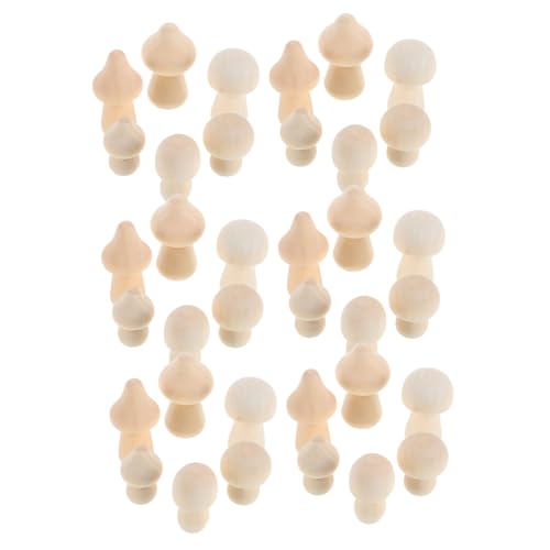 BATHVEVE 42 Stück Teiliges Natürliche Unlackierte Mini Holzpilze Leichte Diy Bastelornamente zum Bemalen Kreative Holzpilzfiguren für Heimdekoration Schreibtisch Regale Geschenkidee BATHVEVE 42 Stück Teiliges Natürliche Unlackierte Mini Holzpilze Leichte Diy Bastelornamente zum Bemalen Kreative Holzpilzfiguren für Heimdekoration Schreibtisch Regale Geschenkidee von BATHVEVE