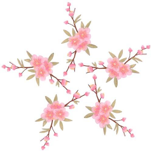 BATHVEVE 5 Stück Aufbügelbare Blumen Patches Bunte Stoffaufnäher für Jeans Jacken und Kleidung Dekorative Flicken zur Reparatur und Verschönerung Langlebig und Vielseitig Einsetzbar BATHVEVE 5 Stück Aufbügelbare Blumen Patches Bunte Stoffaufnäher für Jeans Jacken und Kleidung Dekorative Flicken zur Reparatur und Verschönerung Langlebig und Vielseitig Einsetzbar von BATHVEVE