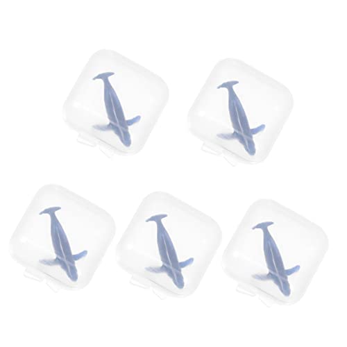 BATHVEVE 5 Stück Silikon Füllform für DIY Mini Wal Epoxidharz Füllmaterial für Kreative Projekte Handgefertigte Meereslandschaften und Modellbau von BATHVEVE
