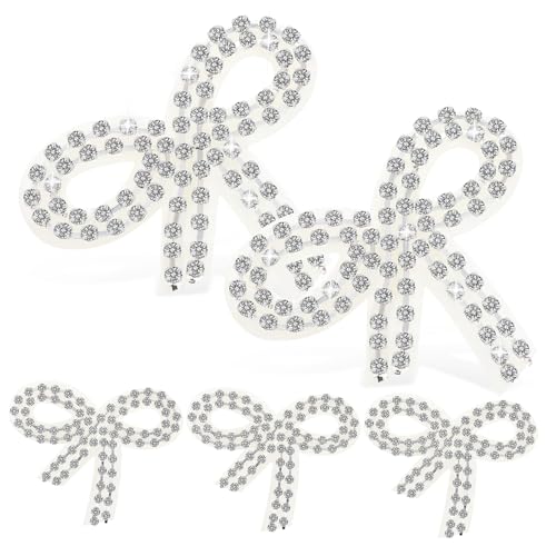 BATHVEVE 5 Stück Teiliges Strass Schleifen Patches Dekorative Applikationen für Kleidung Hüte und Accessoires Funkelnde Verzierungen Vielseitig Einsetzbar Reparaturfähig Langlebig BATHVEVE 5 Stück Teiliges Strass Schleifen Patches Dekorative Applikationen für Kleidung Hüte und Accessoires Funkelnde Verzierungen Vielseitig Einsetzbar Reparaturfähig Langlebig von BATHVEVE