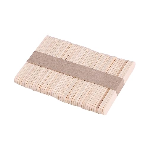 BATHVEVE 50 Stück Diy Holzstäbchen für Bastelprojekte für Holzmaterial ohne Splitter und Lernspiele BATHVEVE 50 Stück Diy Holzstäbchen für Bastelprojekte für Holzmaterial ohne Splitter und Lernspiele von BATHVEVE