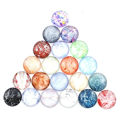 BATHVEVE 50 Stück Glasfleck Edelsteine Marmorperlen Klarer Marmor farbig für Handwerk Reiz Mosaik runder Aufkleber Schmuckmaterial selber machen Bastelzubehör selber machen Glasabziehbilder BATHVEVE 50 Stück Glasfleck Edelsteine Marmorperlen Klarer Marmor farbig für Handwerk Reiz Mosaik runder Aufkleber Schmuckmaterial selber machen Bastelzubehör selber machen Glasabziehbilder von BATHVEVE