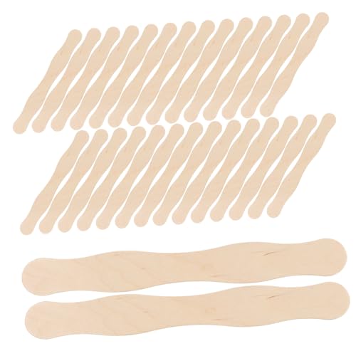 BATHVEVE 50 Stück Holz Eisstiele für Diy Projekte Natürliche und Sichere Popsicle Sticks für Bastelarbeiten und Kreative Eiscreme Herstellung BATHVEVE 50 Stück Holz Eisstiele für Diy Projekte Natürliche und Sichere Popsicle Sticks für Bastelarbeiten und Kreative Eiscreme Herstellung von BATHVEVE