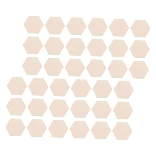 BATHVEVE 50 Stück Sechseckige Holzplatten für DIY Bastelprojekte Unbehandelt für Malerei und Dekoration für Kreative Kinderprojekte und Heimdekoration BATHVEVE 50 Stück Sechseckige Holzplatten für DIY Bastelprojekte Unbehandelt für Malerei und Dekoration für Kreative Kinderprojekte und Heimdekoration von BATHVEVE