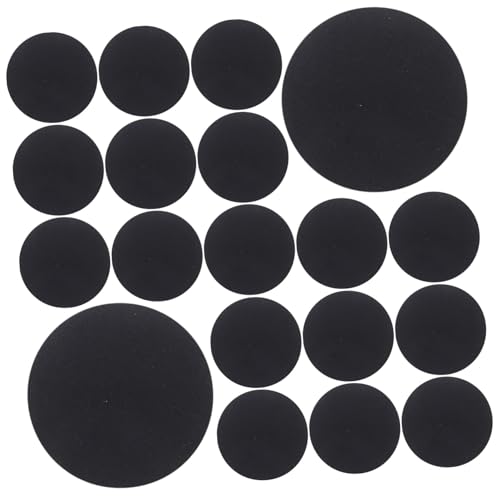 BATHVEVE 500 Stück Selbstklebende Filz Kreise Schwarz Dekorative Filzpatches für DIY Kleidung Rucksäcke Basteln Flecken Vielseitige Filzpads für Handarbeit und Accessoires BATHVEVE 500 Stück Selbstklebende Filz Kreise Schwarz Dekorative Filzpatches für DIY Kleidung Rucksäcke Basteln Flecken Vielseitige Filzpads für Handarbeit und Accessoires von BATHVEVE