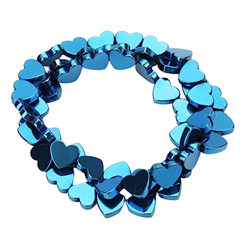 BATHVEVE 50Stücke Farbige Steinperlen Herzform DIY Bastelperlen für Armbänder und Halsketten Natürlichem Hämatit für Schmuckzubehör und Bastelprojekte BATHVEVE 50Stücke Farbige Steinperlen Herzform DIY Bastelperlen für Armbänder und Halsketten Natürlichem Hämatit für Schmuckzubehör und Bastelprojekte von BATHVEVE