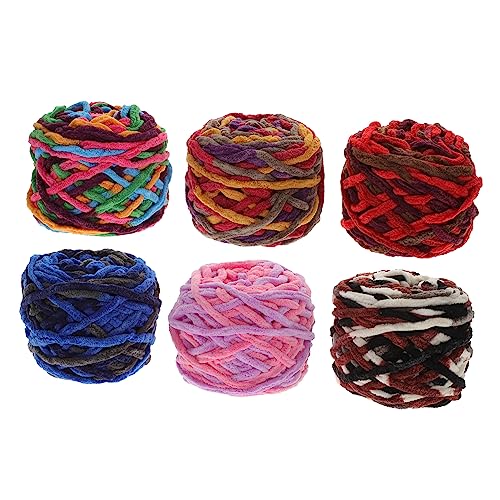 BATHVEVE 6 Rollen Chunky Strickgarn Acryl Häkeln Garn für Anfänger Weiche und Sichere Wolle Frischen Farben für Schals Decken und Kreative DIY Projekte BATHVEVE 6 Rollen Chunky Strickgarn Acryl Häkeln Garn für Anfänger Weiche und Sichere Wolle Frischen Farben für Schals Decken und Kreative DIY Projekte von BATHVEVE