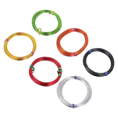 BATHVEVE 6 Stück Farbe Aluminium draht dünn Kabel biegen eloxiert farbig handgefertigte DIY-Versorgung flexibler Draht Drähte für Bastelarbeiten Aluminiumdraht DIY Draht basteln Kreativ BATHVEVE 6 Stück Farbe Aluminium draht dünn Kabel biegen eloxiert farbig handgefertigte DIY-Versorgung flexibler Draht Drähte für Bastelarbeiten Aluminiumdraht DIY Draht basteln Kreativ von BATHVEVE