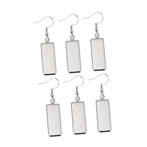 BATHVEVE 6 Stück Teiliges Ohrringe Blanko Anhänger für DIY Schmuckherstellung Rechteckige Tray Pendants für Kreative Ohrringe und Zubehör BATHVEVE 6 Stück Teiliges Ohrringe Blanko Anhänger für DIY Schmuckherstellung Rechteckige Tray Pendants für Kreative Ohrringe und Zubehör von BATHVEVE