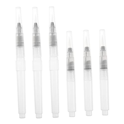 BATHVEVE 6 Stück Wasserfarben-pinselstift Füllfederhalter Zum Zeichnen Wasserfarbe Malen Wasserstifte Nachfüllbarer Lackstift Farbbürstenstift Wasserfarben-markierungsstifte Wassergekritzel BATHVEVE 6 Stück Wasserfarben-pinselstift Füllfederhalter Zum Zeichnen Wasserfarbe Malen Wasserstifte Nachfüllbarer Lackstift Farbbürstenstift Wasserfarben-markierungsstifte Wassergekritzel von BATHVEVE