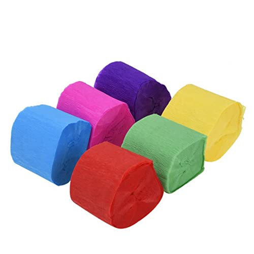 BATHVEVE 6Er-Packung Rollen Ballon-Luftschlangen Krepp-Papier Streamer aus Krepppapier Streamer-Papier BATHVEVE 6Er-Packung Rollen Ballon-Luftschlangen Krepp-Papier Streamer aus Krepppapier Streamer-Papier von BATHVEVE