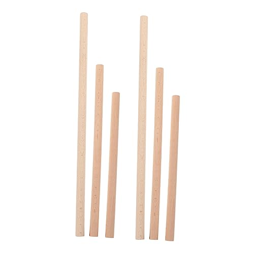 BATHVEVE 6Stücke Holzstäbe für Tapisserie DIY Robuste Buchenholz Sticks für Bastelprojekte für Wandteppiche Anhänger und Kunsthandwerk Hochwertiges Material BATHVEVE 6Stücke Holzstäbe für Tapisserie DIY Robuste Buchenholz Sticks für Bastelprojekte für Wandteppiche Anhänger und Kunsthandwerk Hochwertiges Material von BATHVEVE