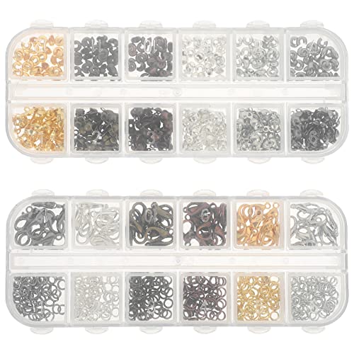 BATHVEVE 782Stücke Teile Schmuckherstellung Kit DIY Hummerverschlüsse Öffnungsringe für Armbänder Ohrringe und Hochwertiges Schmuckzubehör Farben für Kreative BATHVEVE 782Stücke Teile Schmuckherstellung Kit DIY Hummerverschlüsse Öffnungsringe für Armbänder Ohrringe und Hochwertiges Schmuckzubehör Farben für Kreative von BATHVEVE
