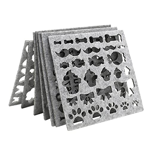 BATHVEVE 7Stücke Teiliges DIY Craft Stencil Nadelfilz Applikationsschablonen für Anfänger und Profis Vielseitige Formen für Schmuck Wandbehang und Mehr BATHVEVE 7Stücke Teiliges DIY Craft Stencil Nadelfilz Applikationsschablonen für Anfänger und Profis Vielseitige Formen für Schmuck Wandbehang und Mehr von BATHVEVE