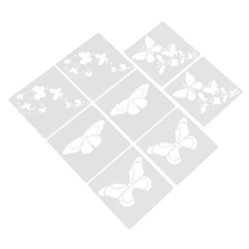 BATHVEVE 8 Stück Malvorlage geometrische Schablonen Zeichenschablonen für Schablonen ziehen bastelsets für Wandmalerei Vorlage DIY -Vorlagen das Haustier Weiß BATHVEVE 8 Stück Malvorlage geometrische Schablonen Zeichenschablonen für Schablonen ziehen bastelsets für Wandmalerei Vorlage DIY -Vorlagen das Haustier Weiß von BATHVEVE