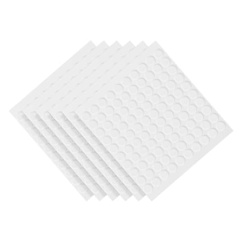 BATHVEVE 800Stücke Doppelseitiges Klebeband Abnehmbare Transparente Klebepads für DIY Fotos Dekorationen Starke Haftung Spurlos Entfernbare Klebepunkte von BATHVEVE