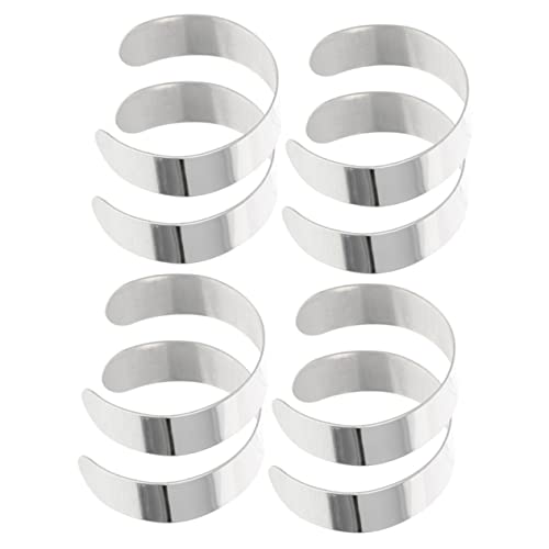BATHVEVE 8Stücke Armband Blanks Innenkerne für DIY Armbänder Verstellbare Manschetten für Schmuckherstellung Personalisierte von BATHVEVE