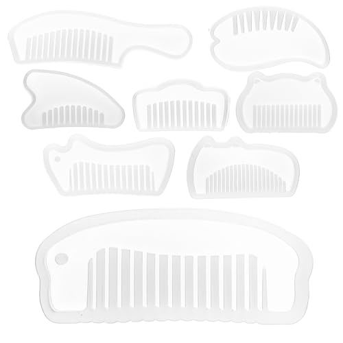 BATHVEVE 8Stücke Silikon Kammform DIY Epoxidharz Gießform für Kreative Kammbürsten Wiederverwendbare Silikonform zum Selbermachen Flexibles Bastelwerkzeug für Designs BATHVEVE 8Stücke Silikon Kammform DIY Epoxidharz Gießform für Kreative Kammbürsten Wiederverwendbare Silikonform zum Selbermachen Flexibles Bastelwerkzeug für Designs von BATHVEVE