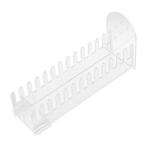 BATHVEVE Acrylic Greeting Card Display Stand Transparent Business Card Holder For Wall Space Saving Design für Postkarten und Grußkarten von BATHVEVE