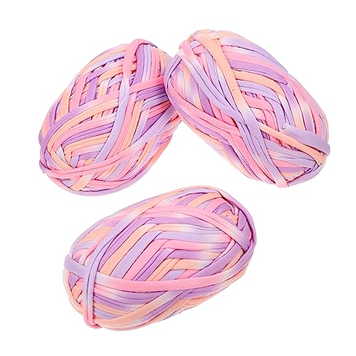 BATHVEVE Baumwollgarn Teiliges DIY Handarbeitsgarn für Häkeln und Stricken für Pullover Hüte und Teppiche Langlebig und Waschbar Farben von BATHVEVE
