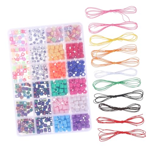 BATHVEVE Buchstabenperlen Acryl DIY Schmuckperlen für Armbänder Halsketten und Fußkettchen für Bastelprojekte und Personalisierte BATHVEVE Buchstabenperlen Acryl DIY Schmuckperlen für Armbänder Halsketten und Fußkettchen für Bastelprojekte und Personalisierte von BATHVEVE