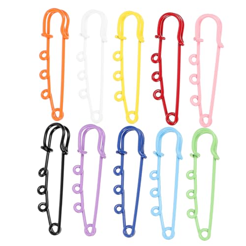BATHVEVE Bunte Sicherheitsnadeln mit Löchern Vielseitige Metallbroschen für DIY Schmuck Basteln und Dekoration für Hüte Schals Pullover und Mehr BATHVEVE Bunte Sicherheitsnadeln mit Löchern Vielseitige Metallbroschen für DIY Schmuck Basteln und Dekoration für Hüte Schals Pullover und Mehr von BATHVEVE