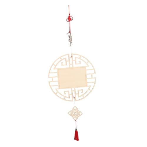 BATHVEVE Chinesischer Stil Holzanhänger Handgefertigte DIY Wanddekoration für Kindergärten Klassenzimmer und Künstlerisches Hängendes mit Chinesischem Knoten und Quaste Fördert Kreativität BATHVEVE Chinesischer Stil Holzanhänger Handgefertigte DIY Wanddekoration für Kindergärten Klassenzimmer und Künstlerisches Hängendes mit Chinesischem Knoten und Quaste Fördert Kreativität von BATHVEVE