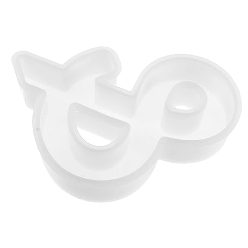 BATHVEVE DIY Epoxidharz Gießform für Kreative Formen Wasserklare Silikonform zur Herstellung von Wortzeichen und Symbolen für Heimdekoration und Bastelprojekte von BATHVEVE