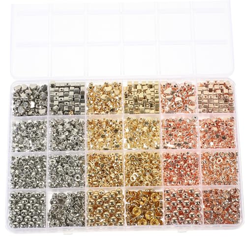 BATHVEVE DIY Perlen für Schmuckherstellung Glitzernde Abstandsperlen für Armbänder Ohrringe Kreative Bastelprojekte Vielseitig Einsetzbar BATHVEVE DIY Perlen für Schmuckherstellung Glitzernde Abstandsperlen für Armbänder Ohrringe Kreative Bastelprojekte Vielseitig Einsetzbar von BATHVEVE