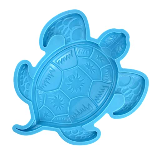 BATHVEVE DIY Schildkrötenförmige Silikonform für Epoxidharz Hochwertige Gießform für Heimdekoration Langlebig und Waschbar Details für Projekte von BATHVEVE