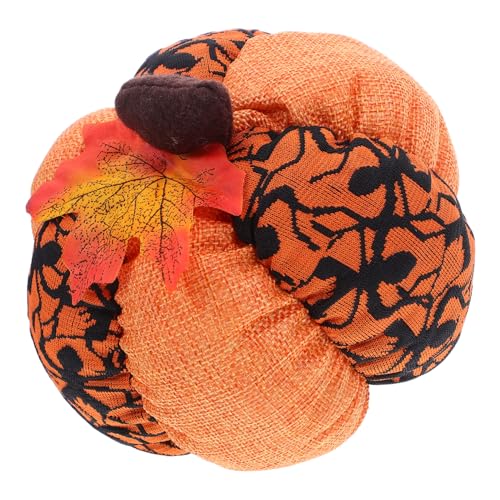 BATHVEVE Dekoratives Set Aus Künstlichen Kürbissen, Kürbis-Ornamente Aus Stoff Für Die Halloween-Party Im Innenbereich, Erntedankfest Und Tischdekoration von BATHVEVE