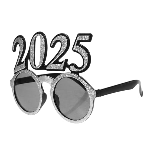 BATHVEVE Digitale Brille 2025 Brillengestell Partybrille Silvesterbrille Lustige Modebrille Partybrillengestell Silvesterpartybrille Abschlussbrille LED Silber PC BATHVEVE Digitale Brille 2025 Brillengestell Partybrille Silvesterbrille Lustige Modebrille Partybrillengestell Silvesterpartybrille Abschlussbrille LED Silber PC von BATHVEVE