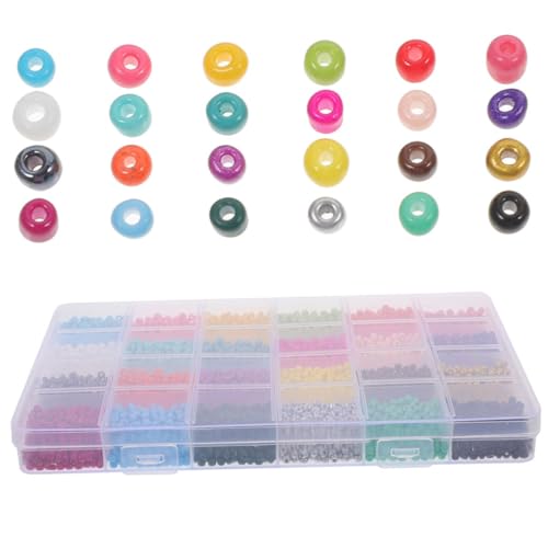 BATHVEVE Farben Glasperlen DIY Bastelperlen für Armbänder und Halsketten Multifunktionale Schmuckzubehör für Bastelprojekte BATHVEVE Farben Glasperlen DIY Bastelperlen für Armbänder und Halsketten Multifunktionale Schmuckzubehör für Bastelprojekte von BATHVEVE