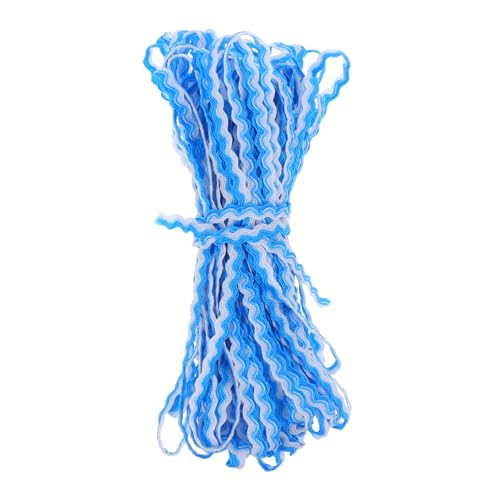 BATHVEVE Geflochtenes Wellenband Weiß und Himmelblau Breit für Diy Projekte Bekleidungsaccessoires Vorhänge und Polsterungen Strapazierfähig und Leicht BATHVEVE Geflochtenes Wellenband Weiß und Himmelblau Breit für Diy Projekte Bekleidungsaccessoires Vorhänge und Polsterungen Strapazierfähig und Leicht von BATHVEVE