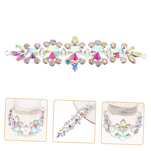 BATHVEVE Glänzendes Strass Applikat für Hochzeitskleider Dekorativer Patch Hochwertigem Material für Kleidung Schuhe und Taschen Exquisites Design für Stilvolle von BATHVEVE