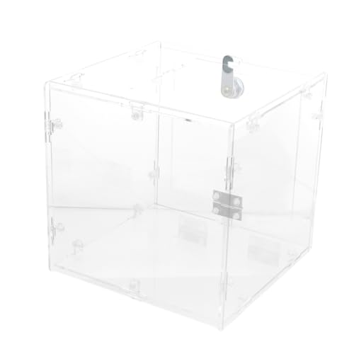 BATHVEVE Große Acrylspendenbox mit Schloss Transparente Wahlurne aus Robustem Acryl Stabile Vorschlagsbox für Abstimmungen Fundraising und Sichere Aufbewahrung Selbstmontierend BATHVEVE Große Acrylspendenbox mit Schloss Transparente Wahlurne aus Robustem Acryl Stabile Vorschlagsbox für Abstimmungen Fundraising und Sichere Aufbewahrung Selbstmontierend von BATHVEVE