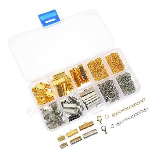 BATHVEVE Hummerverschlüsse und Crimp Enden für DIY Schmuckzubehör Langlebige Kettenverlängerungen und Endklemmen mit Hervorragendem Halt für Handgefertigte Schmuckstücke BATHVEVE Hummerverschlüsse und Crimp Enden für DIY Schmuckzubehör Langlebige Kettenverlängerungen und Endklemmen mit Hervorragendem Halt für Handgefertigte Schmuckstücke von BATHVEVE