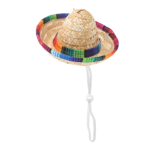 BATHVEVE Kleiner Mexikanischer Strohhut Karneval Partyhut für Fiesta Dekorativer Sombrero für Festlichkeiten für Kostüme und Tägliches Tragen Atmungsaktiv und Bequem von BATHVEVE