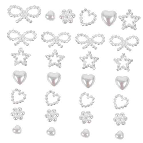 BATHVEVE Nail Art Perlen Pearl Nail Patches für Kreative Nageldekoration DIY Nagel Schmuck Einzigartiges Design für Besondere Anlässe Perfektes Zubehör von BATHVEVE