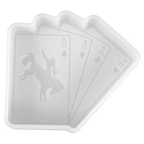 BATHVEVE Poker Silikonform für DIY Handwerk Epoxidharz Gießform für Dekorative Anhänger und Hängedekoration Weiß Praktisch und Langlebig Leicht zu Entformen BATHVEVE Poker Silikonform für DIY Handwerk Epoxidharz Gießform für Dekorative Anhänger und Hängedekoration Weiß Praktisch und Langlebig Leicht zu Entformen von BATHVEVE