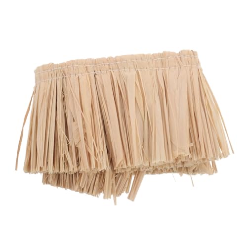 BATHVEVE Raffia-stroh: Hawaii-fransenrock Aus Gras Zum Selbermachen – Natürliche Raffia-strohquasten Für Hochzeitsdekorationen, Partyzubehör, Taschenzubehör Und Schuhmaterial von BATHVEVE
